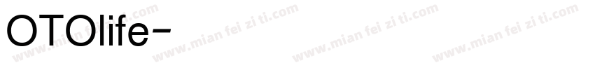 OTOlife字体转换