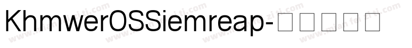 KhmwerOSSiemreap字体转换