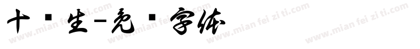 十岁生字体转换