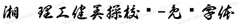 湘潭理工健美操校队字体转换