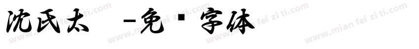 沈氏太极字体转换