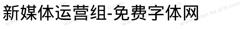 新媒体运营组字体转换