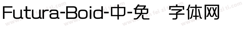 Futura-Boid-中字体转换