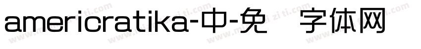 americratika-中字体转换