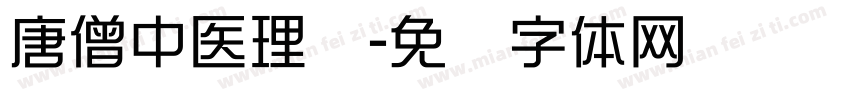 唐僧中医理疗字体转换
