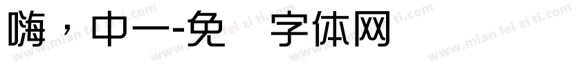 嗨，中一字体转换
