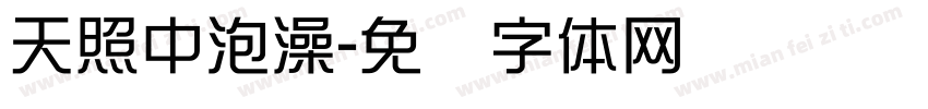 天照中泡澡字体转换