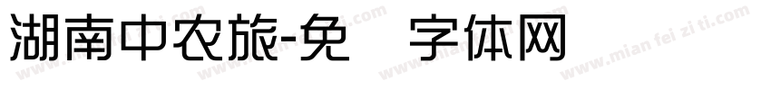 湖南中农旅字体转换