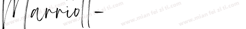 Marriott字体转换