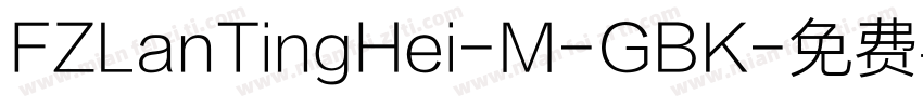 FZLanTingHei-M-GBK字体转换