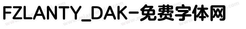 FZLANTY_DAK字体转换