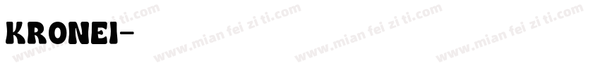 KRONEI字体转换
