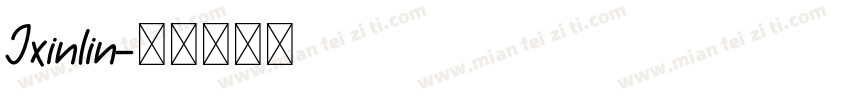 Jxinlin字体转换