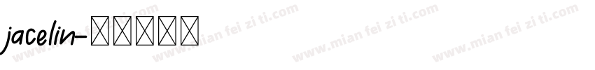 jacelin字体转换