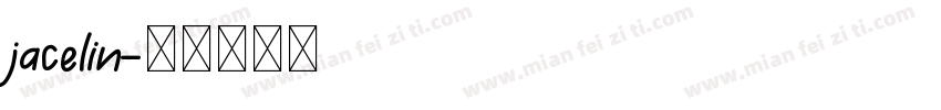 jacelin字体转换