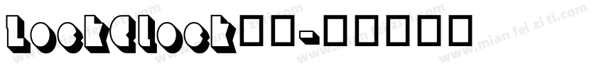 LockClock字体字体转换