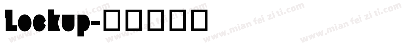 Lockup字体转换