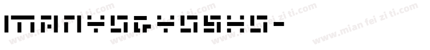 ManyoGyosho字体转换