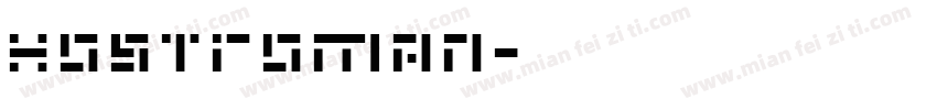 hostroman字体转换