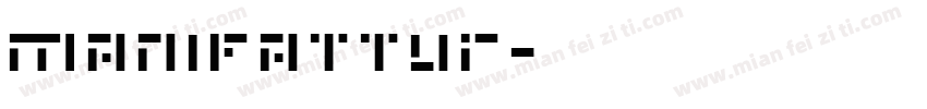 manifattur字体转换