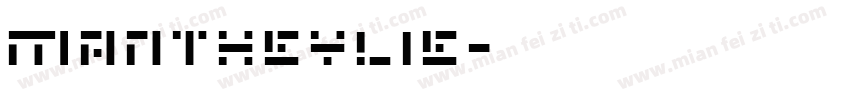 mantheylie字体转换