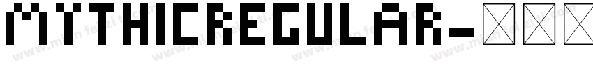 MythicRegular字体转换