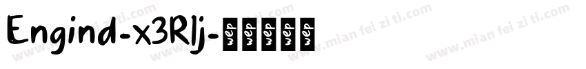 Engind-x3R1j字体转换