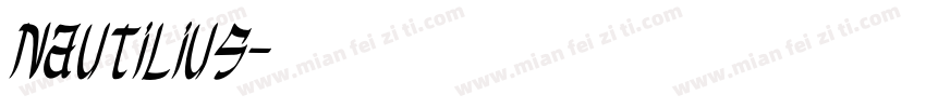 Nautilius字体转换