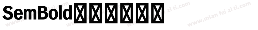 SemBold字体转换