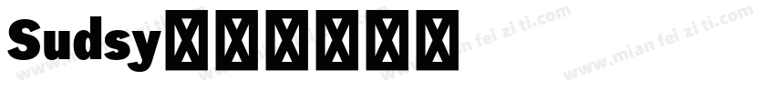 Sudsy字体转换