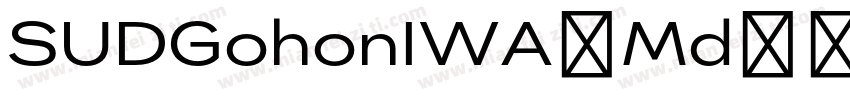 SUDGohonIWA-Md字体转换