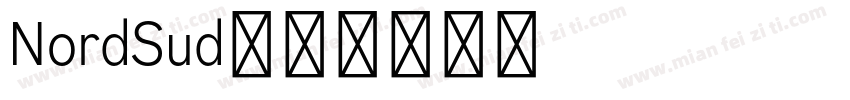 NordSud字体转换