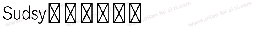 Sudsy字体转换