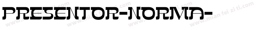 Presentor-Norma字体转换