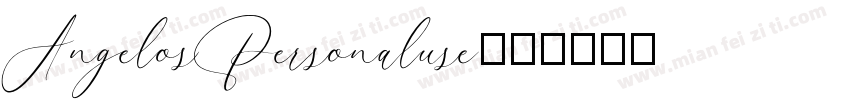 AngelosPersonaluse字体转换