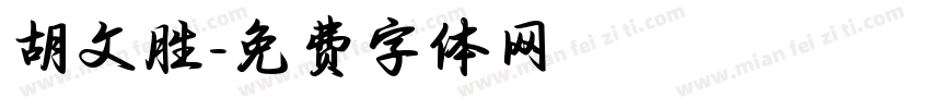 胡文胜字体转换