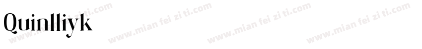 Quinlliyk字体转换