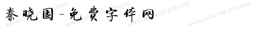 秦晓国字体转换