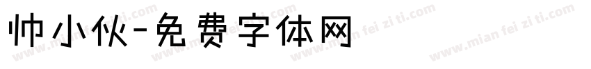 帅小伙字体转换