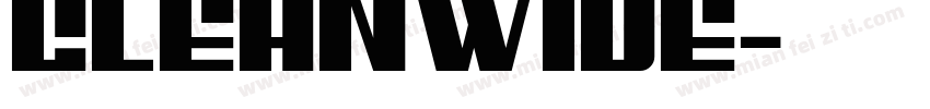 CleanWide字体转换