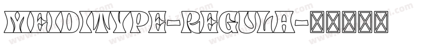 MEIDITYPE-REGULA字体转换