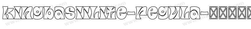 kingbasiilite-regula字体转换
