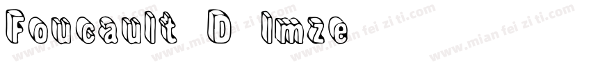 Foucault3D-lmze字体转换
