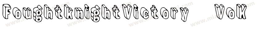 FoughtknightVictory-4VoK字体转换