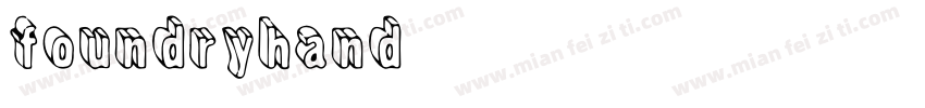 foundryhand字体转换