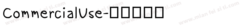 CommercialUse字体转换