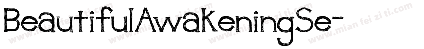 BeautifulAwakeningSe字体转换