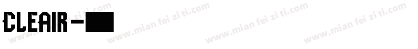 CleAir字体转换