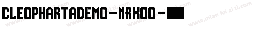CleophartaDemo-nRxOO字体转换