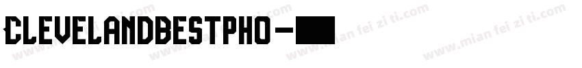 Clevelandbestpho字体转换